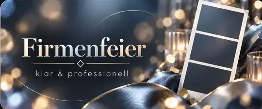 Stilvorschau Firmenfeier – klar und professionell
